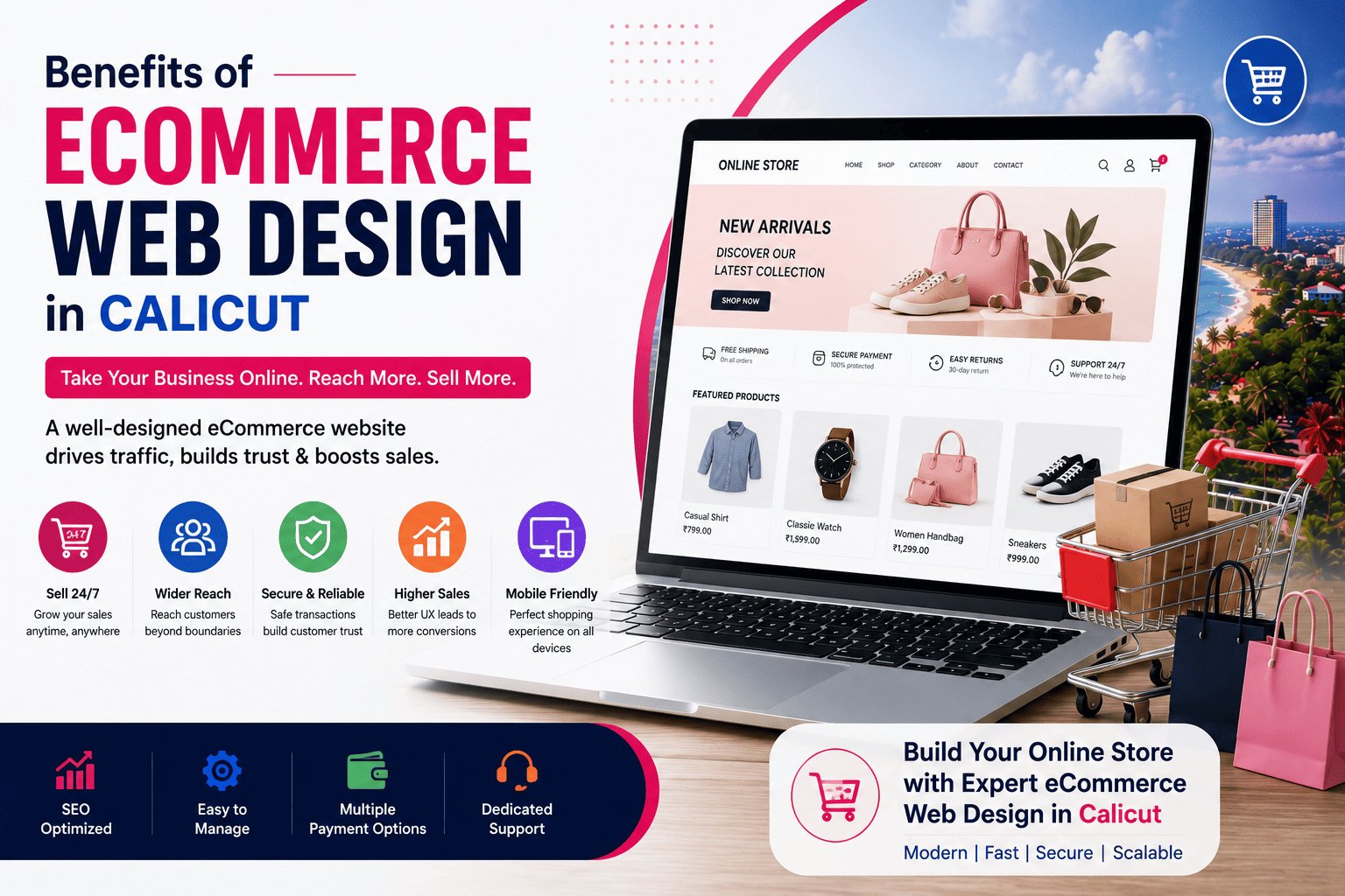 ecommerce web design calicut
